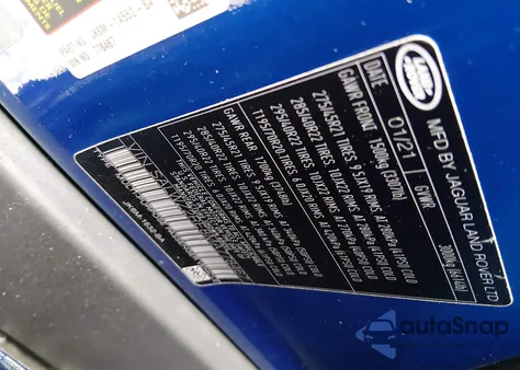 2021 Land Rover Range Rover Sport Svr/Svr Carbon Edition z USA, uszkodzony, nr VIN SALWZ2RE8MA778467